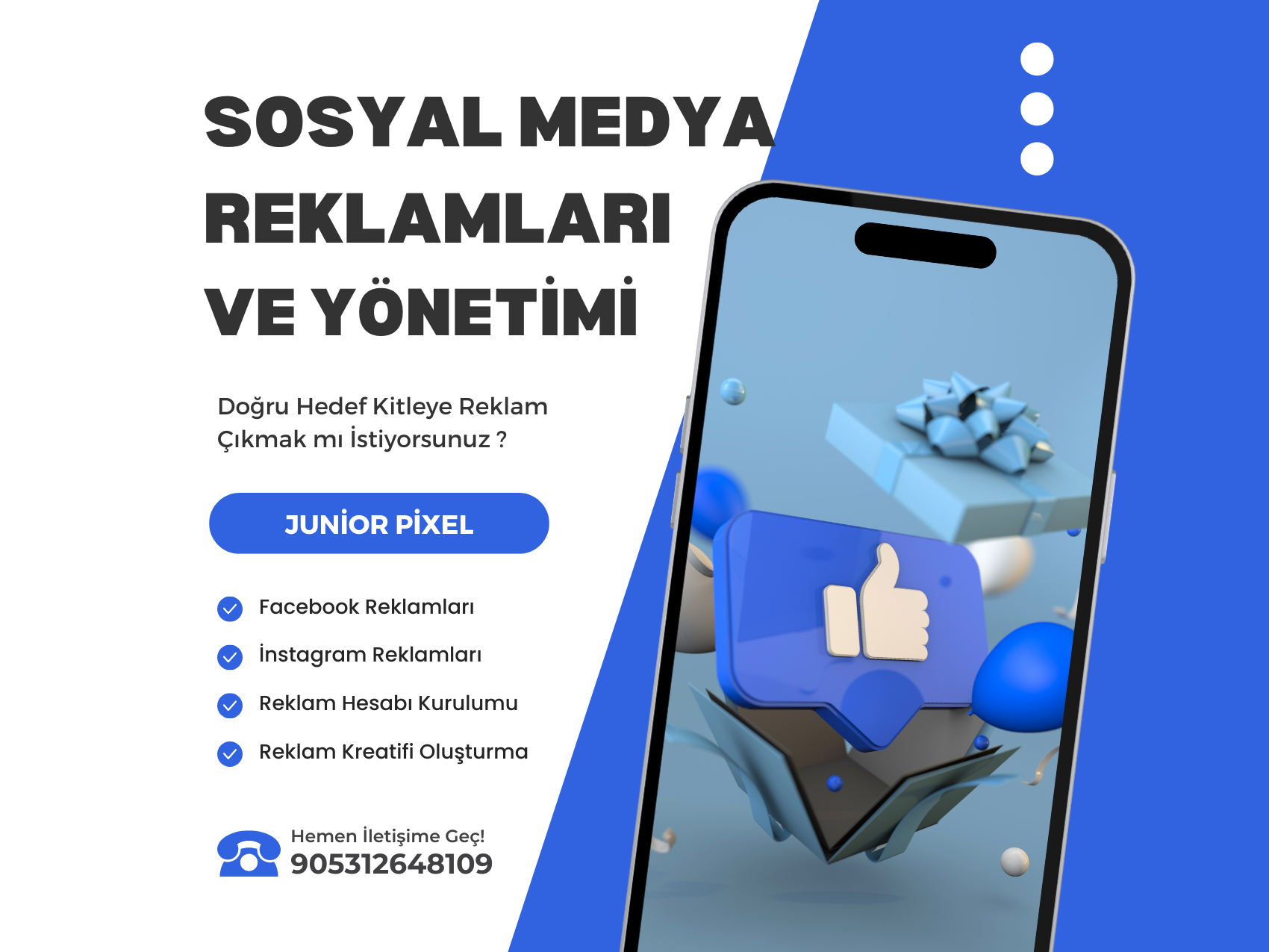 Junior Pixel Sosyal Medya Reklamları